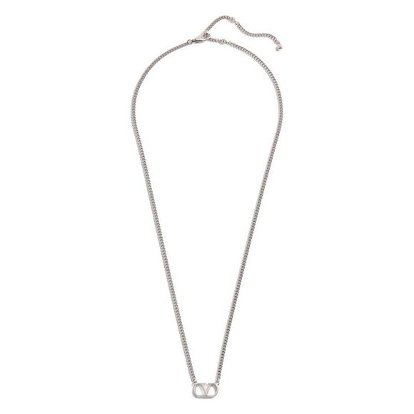 Valentino Garavani Men's-Valentino Garavani Men's Vlogo Signature Metal Necklace